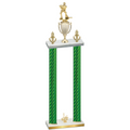 Double Green Carbon Fiber First Place Hockey Trophy