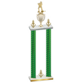Double Green Carbon Fiber Victory Hockey Trophy