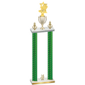 Double Green Carbon Fiber Year Pickleball Trophy