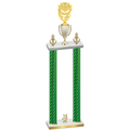 Double Green Carbon Fiber Year Pickleball Trophy