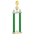 Double Green Carbon Fiber Second Place Pickleball Trophy