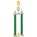 Double Green Carbon Fiber Year Pickleball Trophy