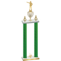 Double Green Carbon Fiber First Place Shooter Trophy