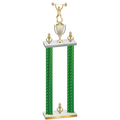 Double Green Carbon Fiber Victory Weights Trophy