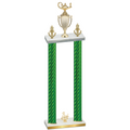 Double Green Carbon Fiber Third Place Academics Trophy