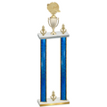 Double Blue Glacier Victory Running Trophy