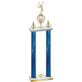 Double Blue Glacier First Place Tennis Trophy