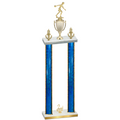 Double Blue Glacier Second Place Bowling Trophy