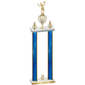 Double Blue Glacier Year Volleyball Trophy