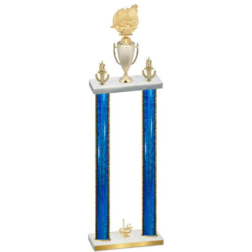 Double Blue Glacier First Place Swimming Trophy