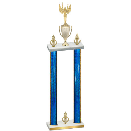 Double Blue Glacier Victory Victory Trophy