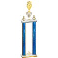 Double Blue Glacier Fourth Place Pickleball Trophy