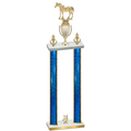 Double Blue Glacier Year Horses Trophy