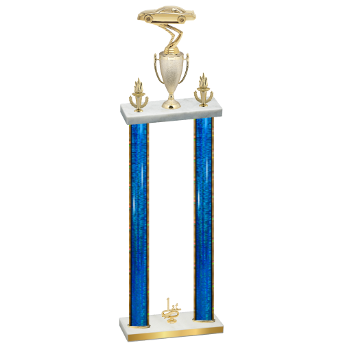 Double Blue Glacier First Place Cars Trophy