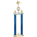 Double Blue Glacier First Place Karate Trophy