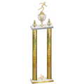 Double Gold Glacier Fourth Place Running Trophy