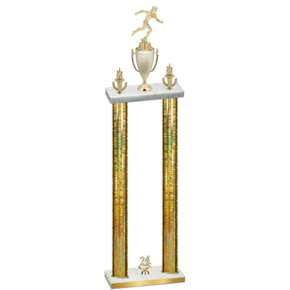 Double Gold Glacier Year Running Trophy