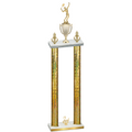 Double Gold Glacier Second Place Tennis Trophy