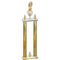 Double Gold Glacier Victory Football Trophy