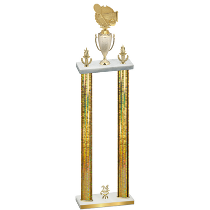 Double Gold Glacier Year Tennis Trophy