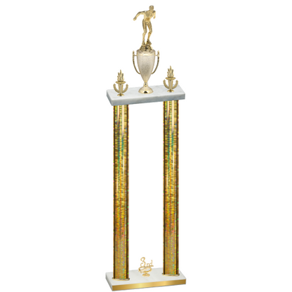 Double Gold Glacier Third Place Swimming Trophy