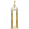 Double Gold Glacier Second Place Tennis Trophy