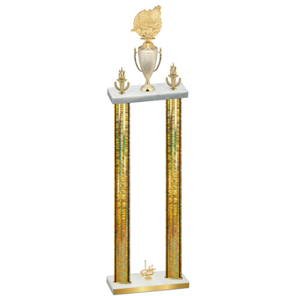 Double Gold Glacier First Place Swimming Trophy