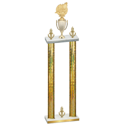 Double Gold Glacier Victory Swimming Trophy