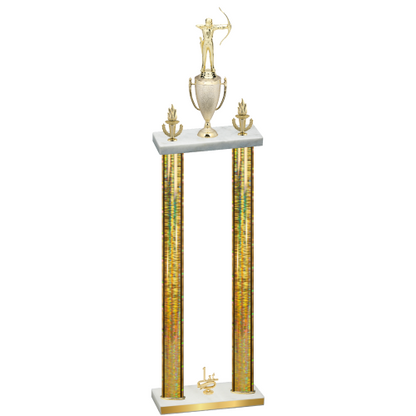 Double Gold Glacier First Place Archery Trophy