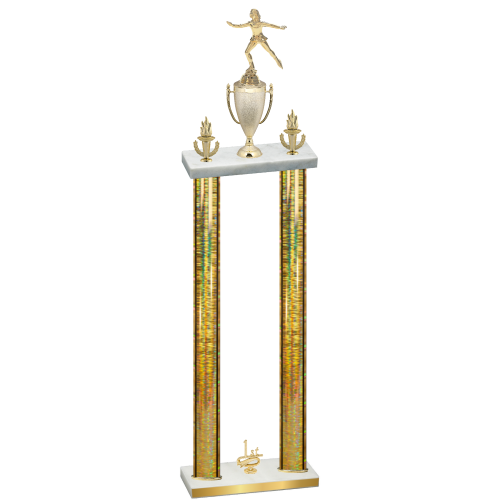 Double Gold Glacier First Place Skater Trophy