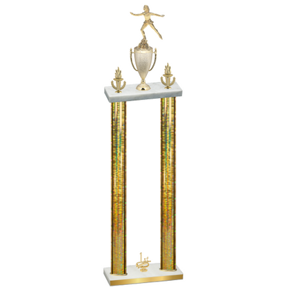 Double Gold Glacier First Place Skater Trophy