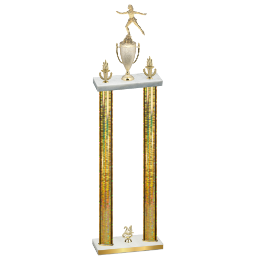 Double Gold Glacier Year Skater Trophy