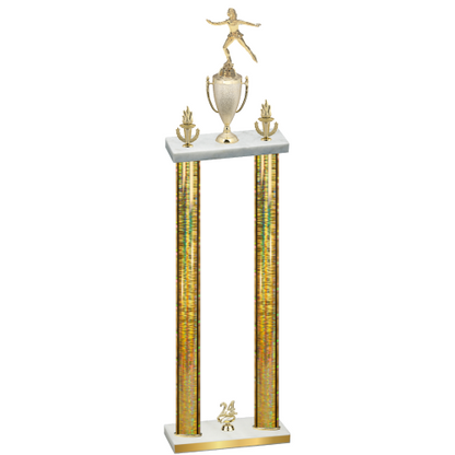 Double Gold Glacier Year Skater Trophy