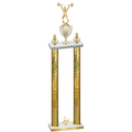 Double Gold Glacier Second Place Weights Trophy