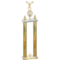 Double Gold Glacier Third Place Weights Trophy