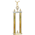 Double Gold Glacier Victory Weights Trophy
