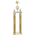 Double Gold Glacier Second Place Karate Trophy