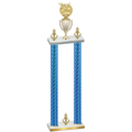 Double Blue Carbon Fiber Victory Bowling Trophy