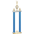 Double Blue Carbon Fiber Third Place Victory Trophy