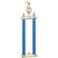 Double Blue Carbon Fiber First Place Shooter Trophy