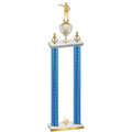 Double Blue Carbon Fiber First Place Shooter Trophy