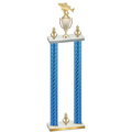 Double Blue Carbon Fiber Victory Fishing Trophy