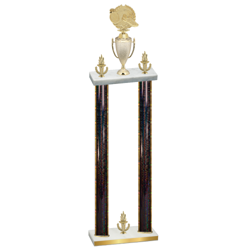 Double Black Glacier Victory Running Trophy