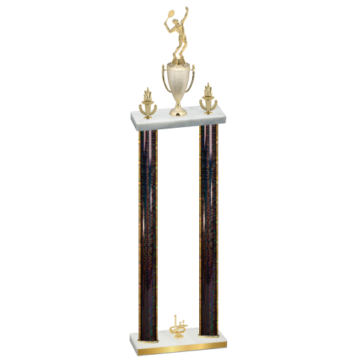 Double Black Glacier First Place Tennis Trophy