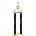 Double Black Glacier Third Place Tennis Trophy