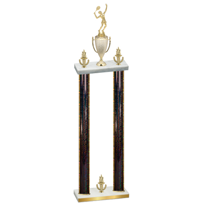 Double Black Glacier Victory Tennis Trophy