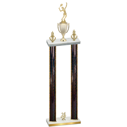 Double Black Glacier Year Tennis Trophy