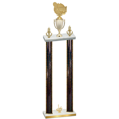 Double Black Glacier First Place Tennis Trophy