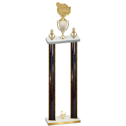 Double Black Glacier Second Place Tennis Trophy