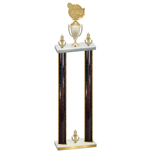 Double Black Glacier Victory Tennis Trophy